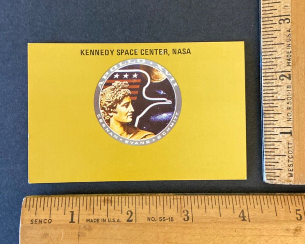 Original 1972 KSC NASA Apollo 17 Launch Access VIP Pass Badge Serial No. 5861
