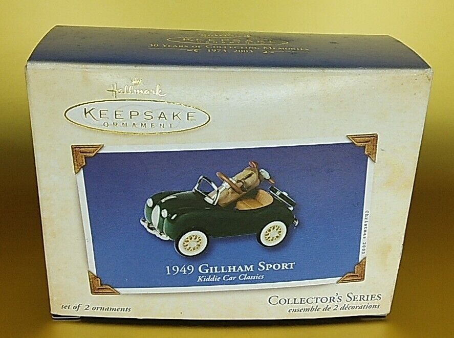 2003 Hallmark 1949 Gillham Sport Kiddie Car Classics Golf Pedal Car Ornament #10