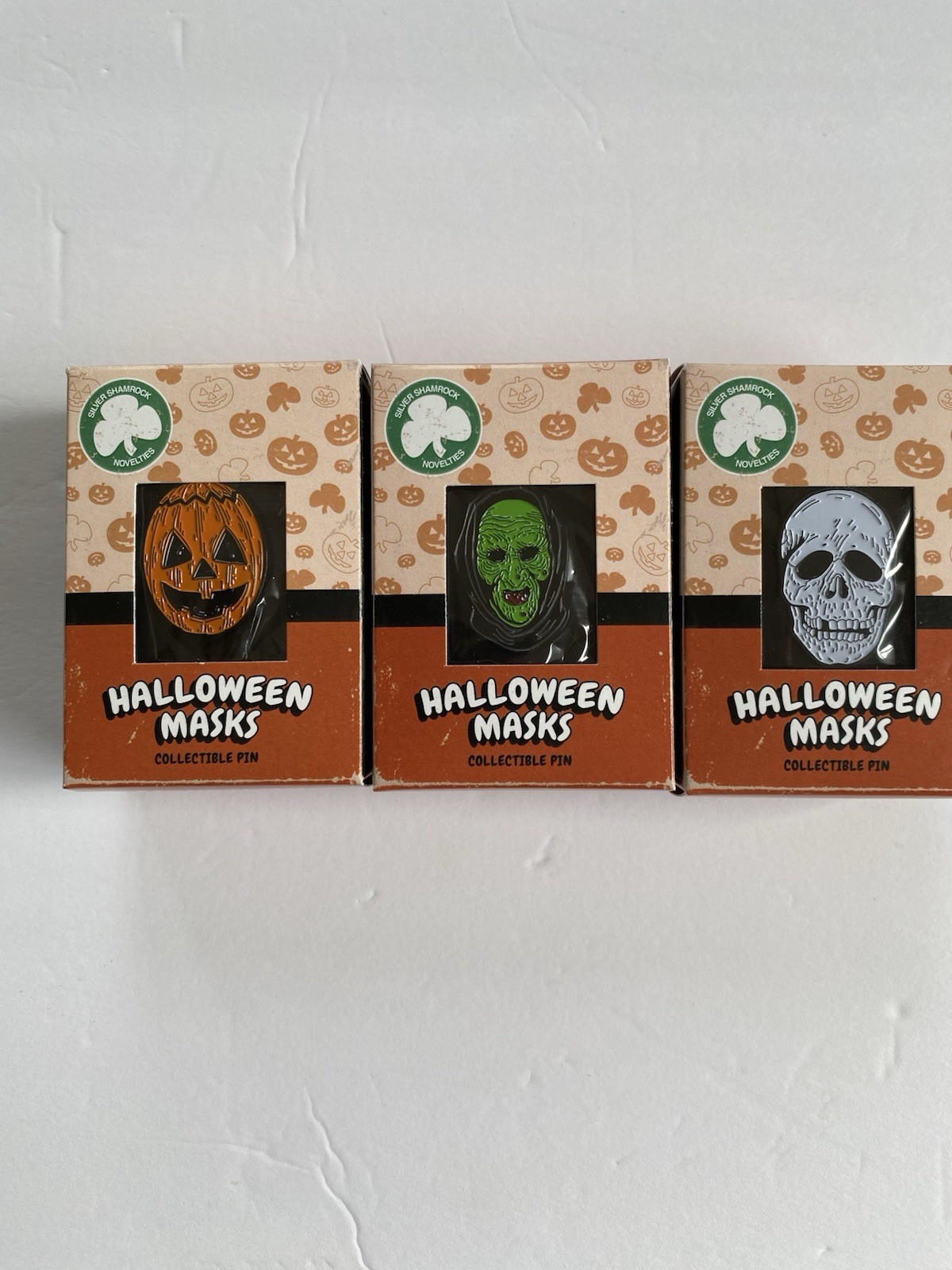 Fright Rags Halloween 3 Pin Set Complete Limited Edition New Fright Rags Halloween 3 Pin Set Complete Limited Edition New