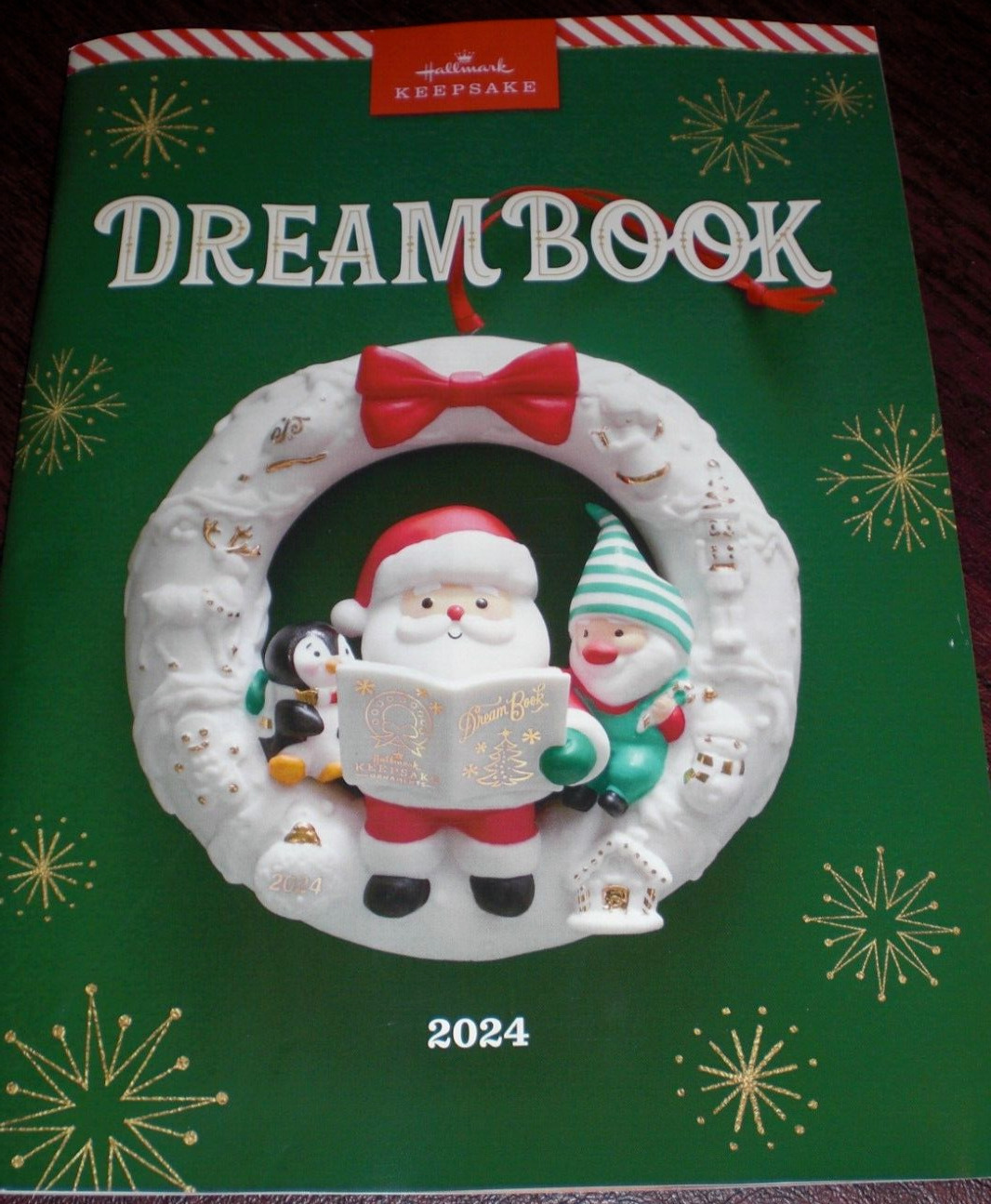 2024 HALLMARK KEEPSAKE ORNAMENT DREAM BOOK - NEW WITH WISH LIST