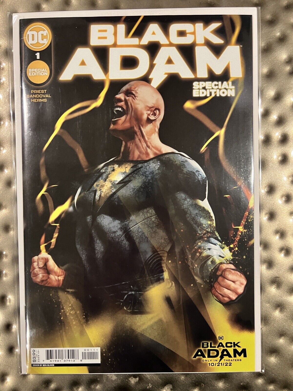 DC Comics; BLACK ADAM #1 - Special Edition - Dwayne The Rock Johnson - Movie