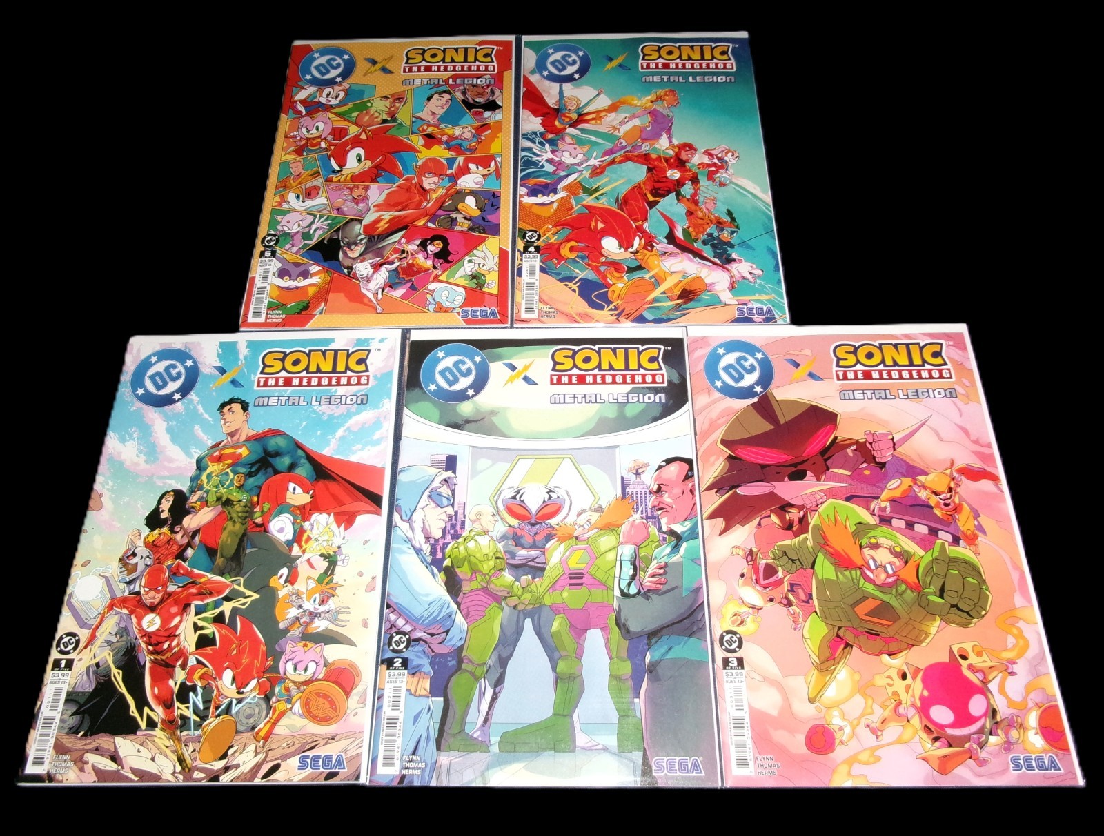 DC x SONIC THE HEDGEHOG THE METAL LEGION #1 2 3 4 5 COMPLETE SET CVR A 2026 NM DC x SONIC THE HEDGEHOG THE METAL LEGION #1 2 3 4 5 COMPLETE SET CVR A 2026 NM