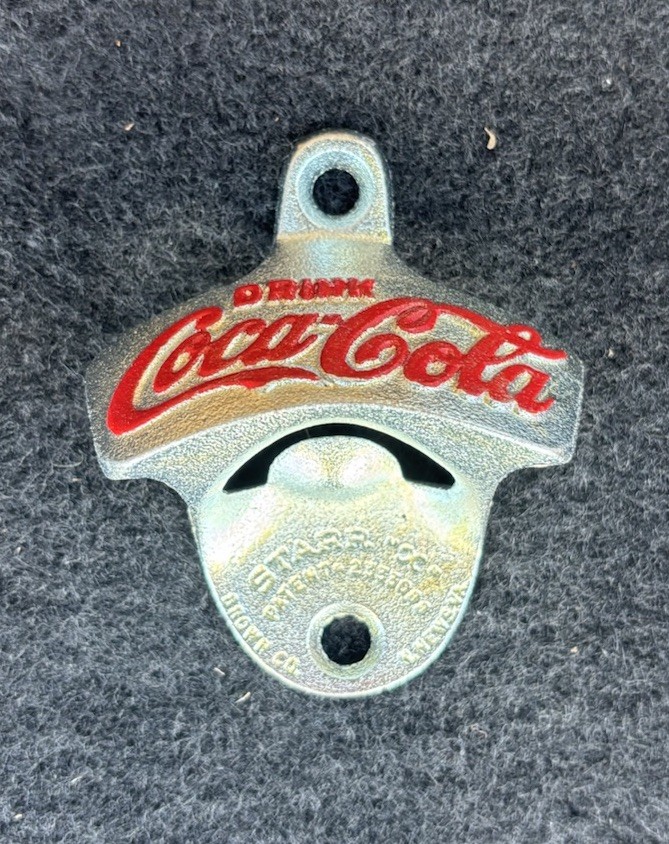 Vintage COCA COLA Starr X Wall Mount Cast Iron Bottle Opener W. Germany 1 Mark Vintage COCA COLA Starr X Wall Mount Cast Iron Bottle Opener W. Germany 1 Mark