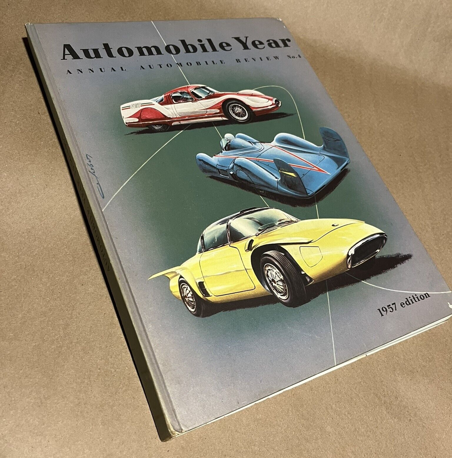 Book Automobile Year 1956-1957 Volume No. 4 English edition by Guichard