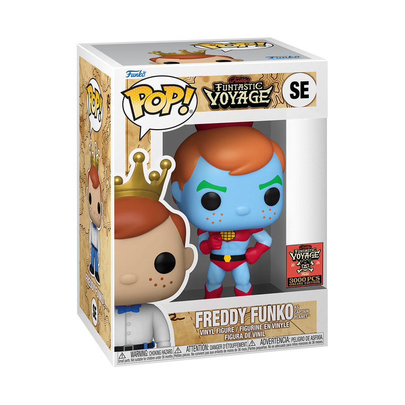 Funko Pop Freddy Funko as Captain Planet SE (Fundays 2024 Exclusive) Funko Pop Freddy Funko as Captain Planet SE (Fundays 2024 Exclusive)