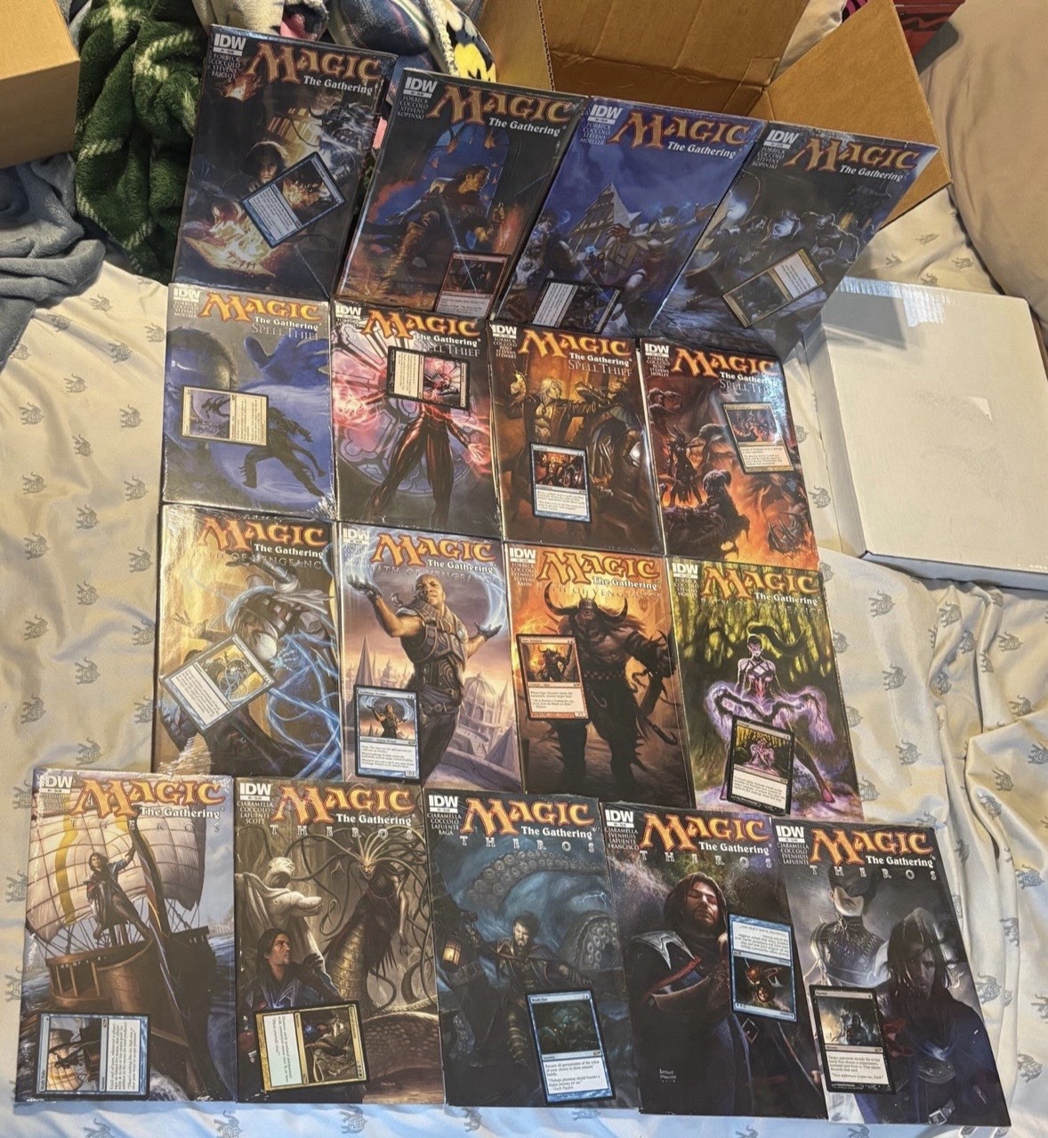 MTG Complete Factory Sealed Set IDW Comics w/ Exclusive Stamped MTG Promo Cards MTG Complete Factory Sealed Set IDW Comics w/ Exclusive Stamped MTG Promo Cards