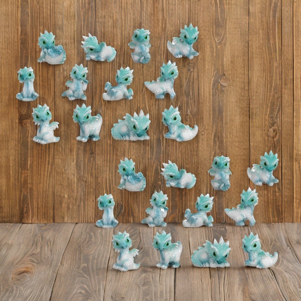 2-PC Gift Set 2"H Mini Dragon Set Figurine Ornament Home Decor Unique Gift 2-PC Gift Set 2"H Mini Dragon Set Figurine Ornament Home Decor Unique Gift