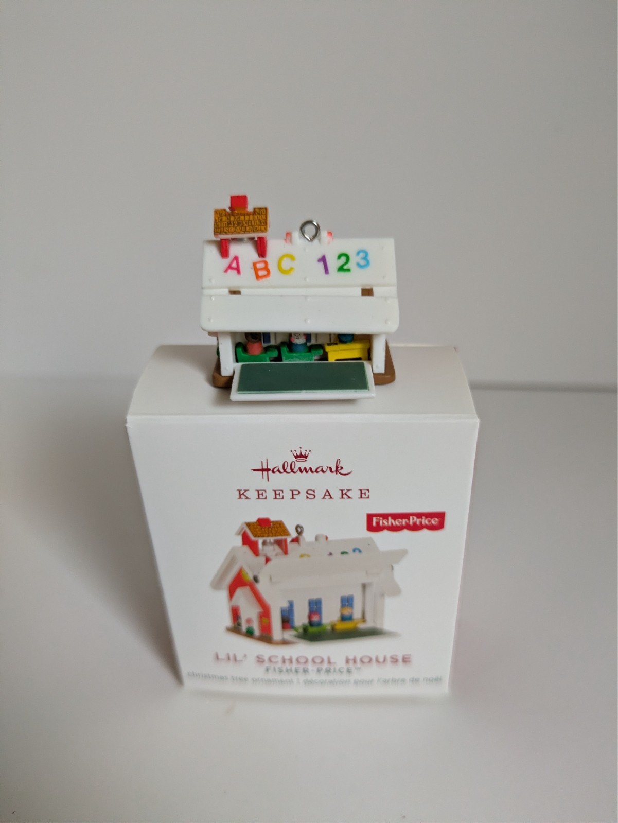 Hallmark Fisher Price 2019 Lil' School House miniature mini ornament Mint Hallmark Fisher Price 2019 Lil' School House miniature mini ornament Mint