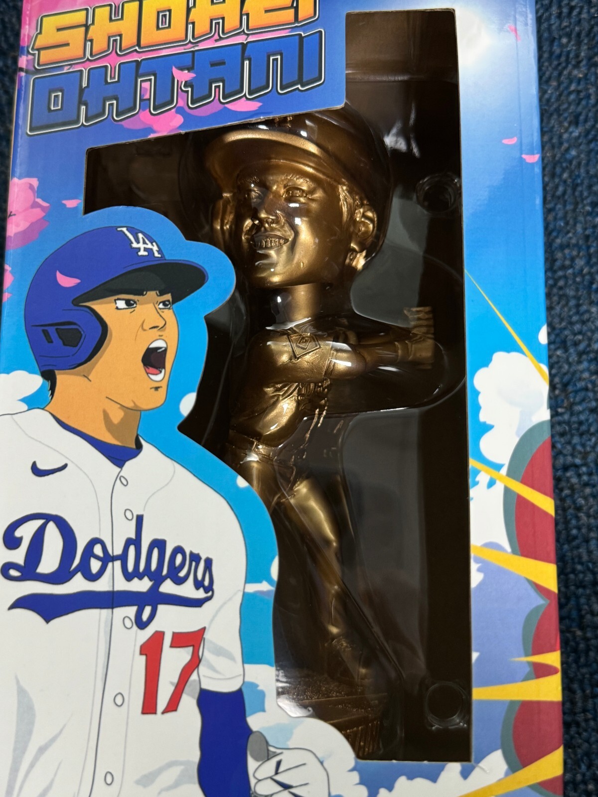 NEW 2024 GOLD Shohei Ohtani Bobblehead Los Angeles Dodgers Membership Exclusive NEW 2024 GOLD Shohei Ohtani Bobblehead Los Angeles Dodgers Membership Exclusive
