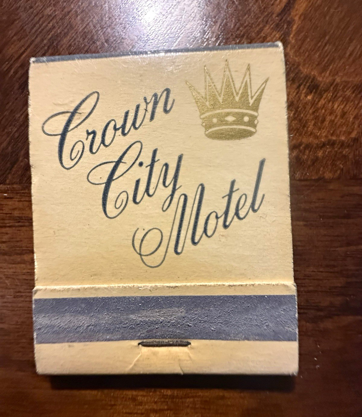 Vintage Crown City Motel Matchbook Coronado CA 520 Orange Ave Naval Memorabilia 