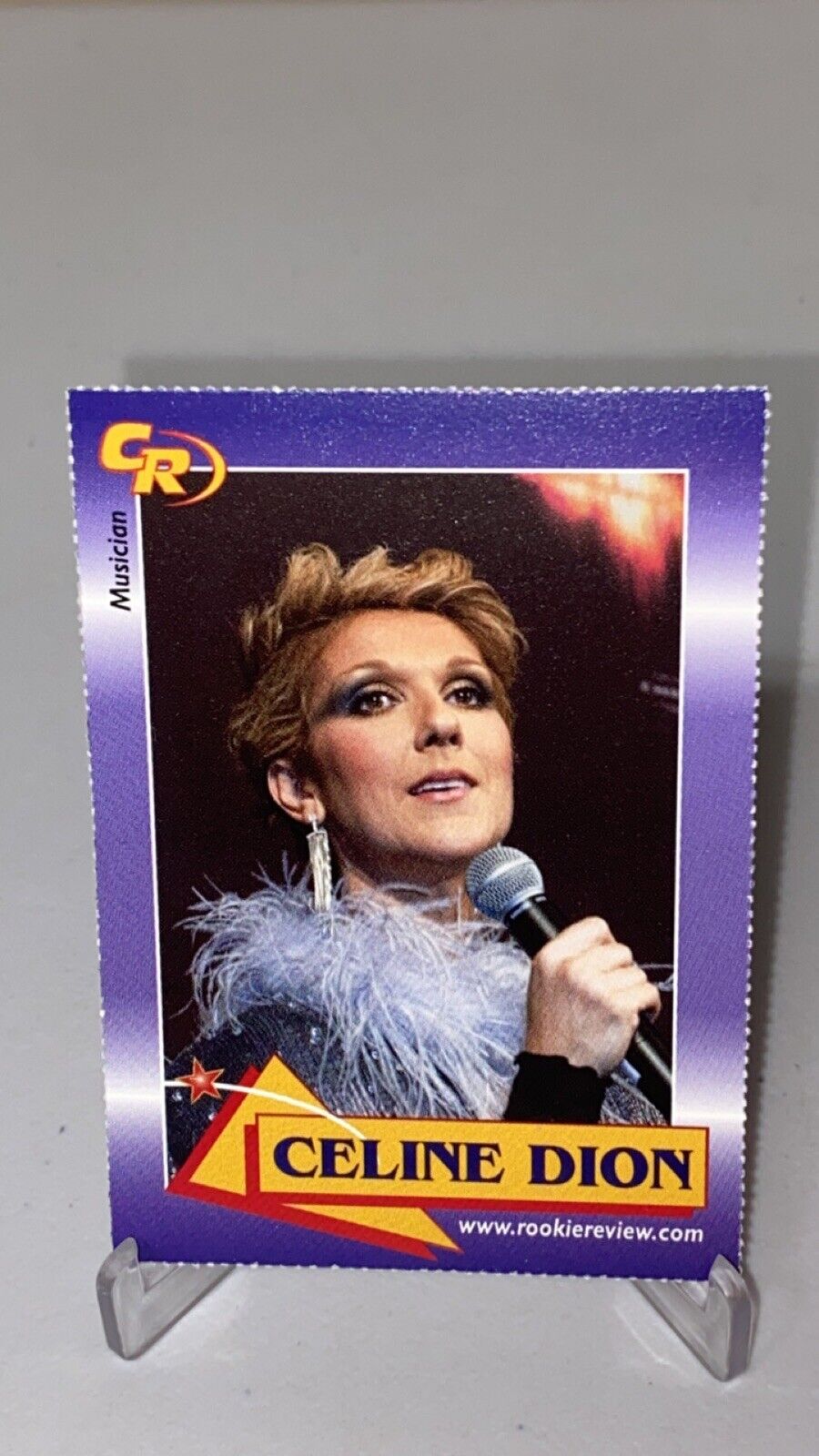 2003 Celebrity Review Rookie Review Celine Dion Musician/Actor Card #5