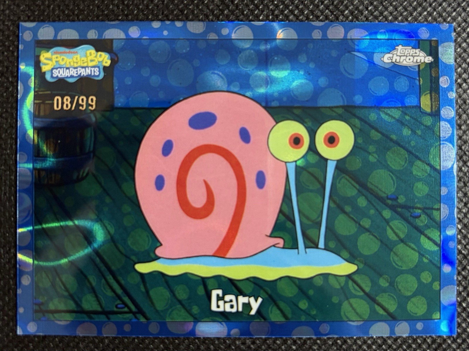 2025 SpongeBob Topps Chrome Gary Bubblefractor SSP/99 2025 SpongeBob Topps Chrome Gary Bubblefractor SSP/99