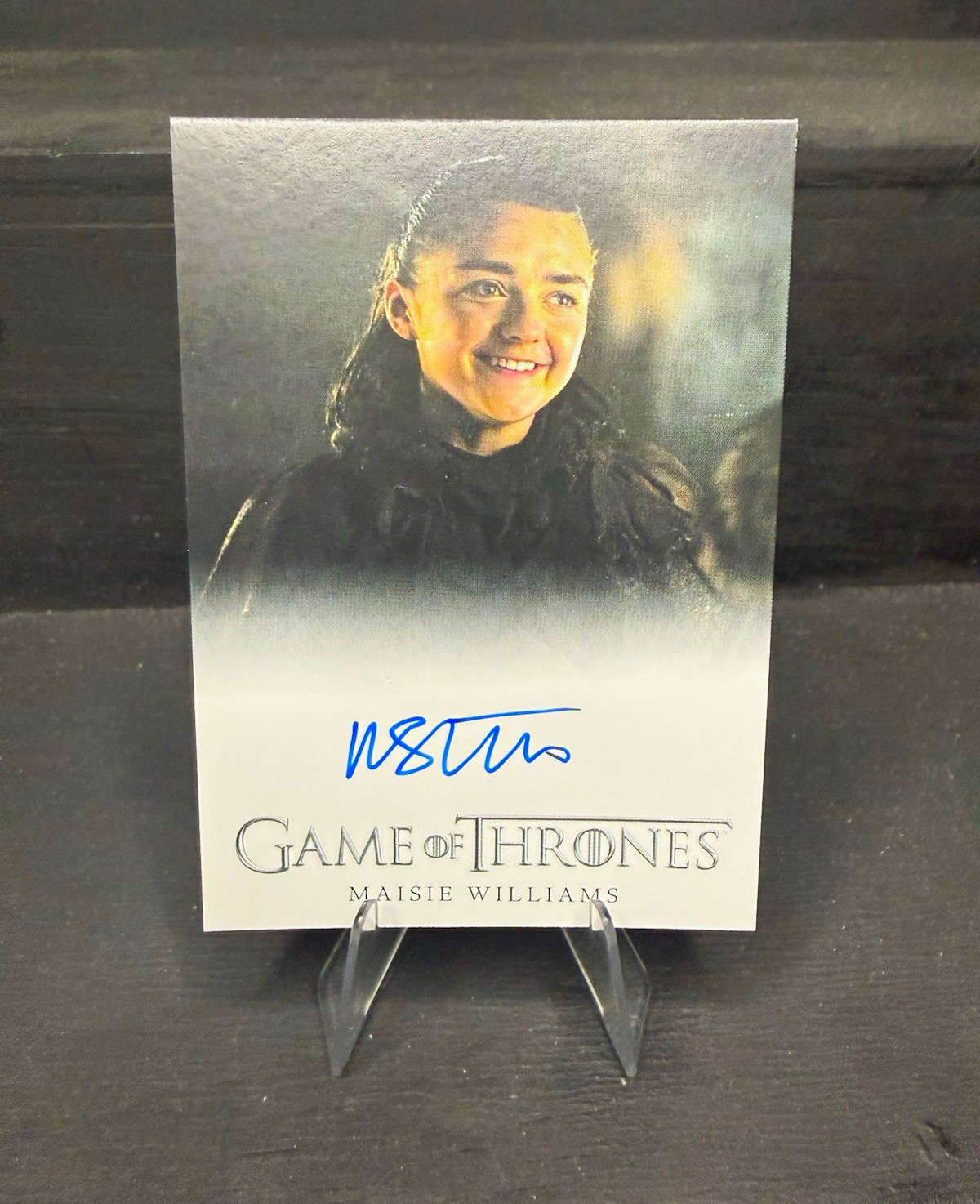 Rittenhouse Archives Game of Thrones Arya Stark Maisie Williams Auto S24 2014 Rittenhouse Archives Game of Thrones Arya Stark Maisie Williams Auto S24 2014