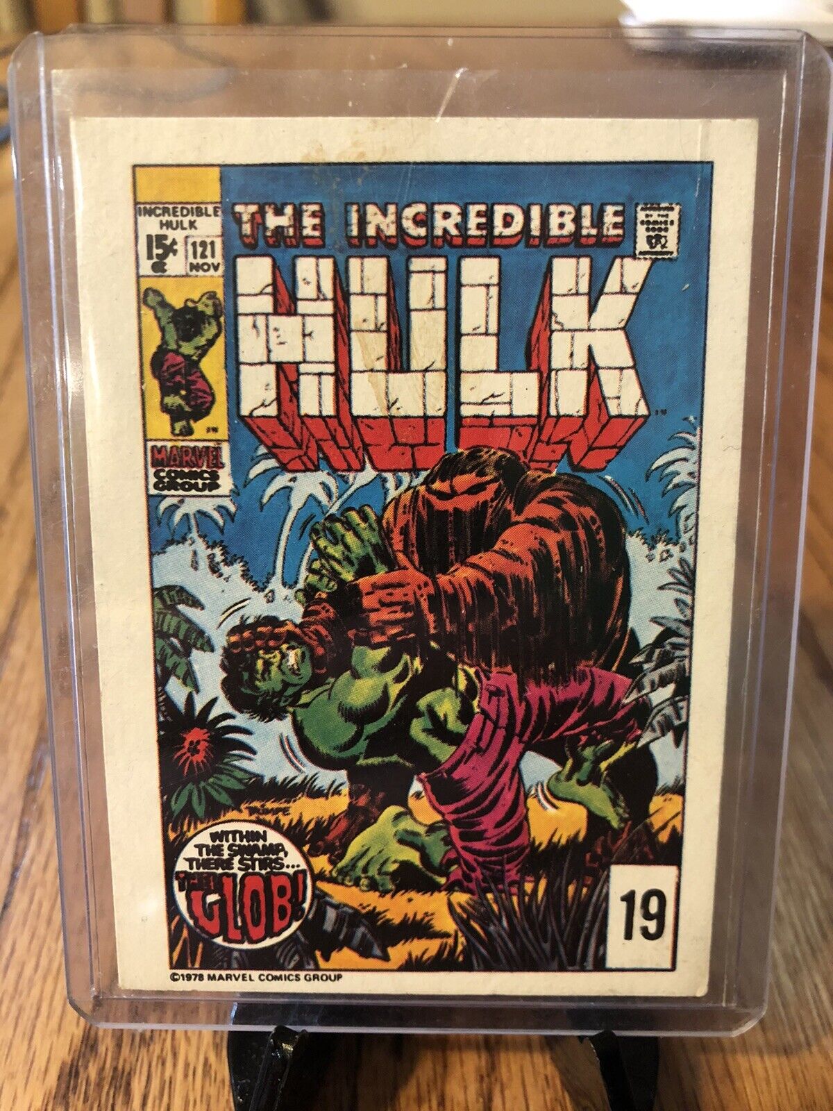 1978 Drakes Marvel The Incredible Covers Food Issue Hulk #19