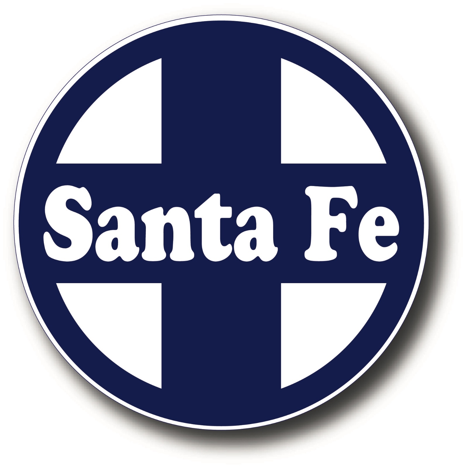 Santa Fe Vintage Railroad Railway Car Window Decal Bumper Vinyl Sticker