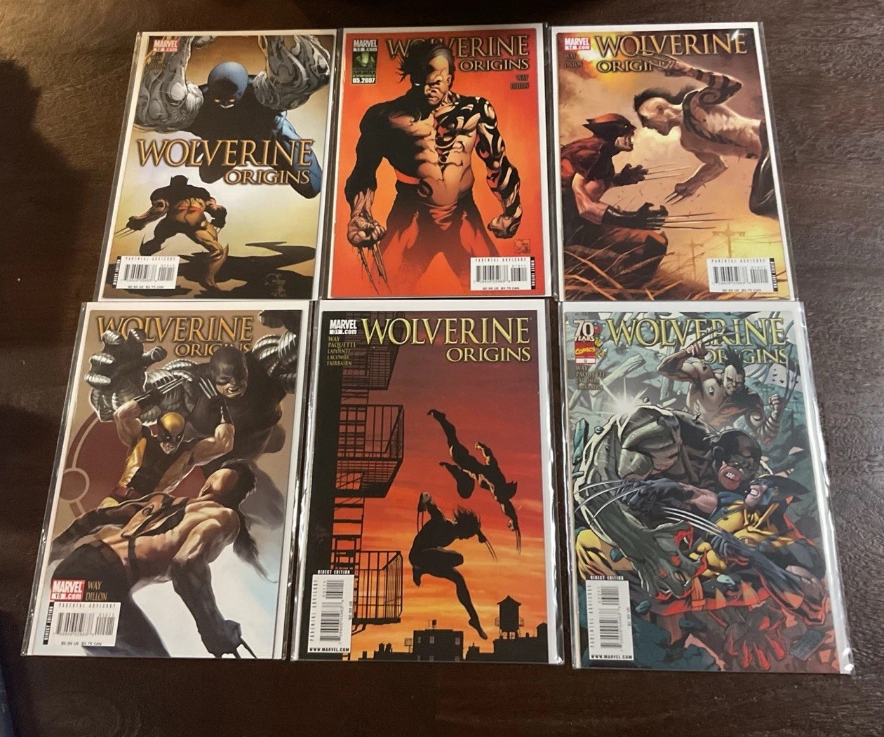 Wolverine Origins #12,13,14,15,31,32 VF-NM Marvel Comics Wolverine Lot Of 6 Wolverine Origins #12,13,14,15,31,32 VF-NM Marvel Comics Wolverine Lot Of 6