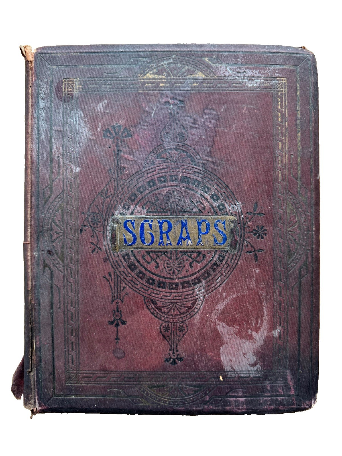 Antique Victorian Scrap Album Christmas Tree Ernest Nister Scraps Herbarium Fern