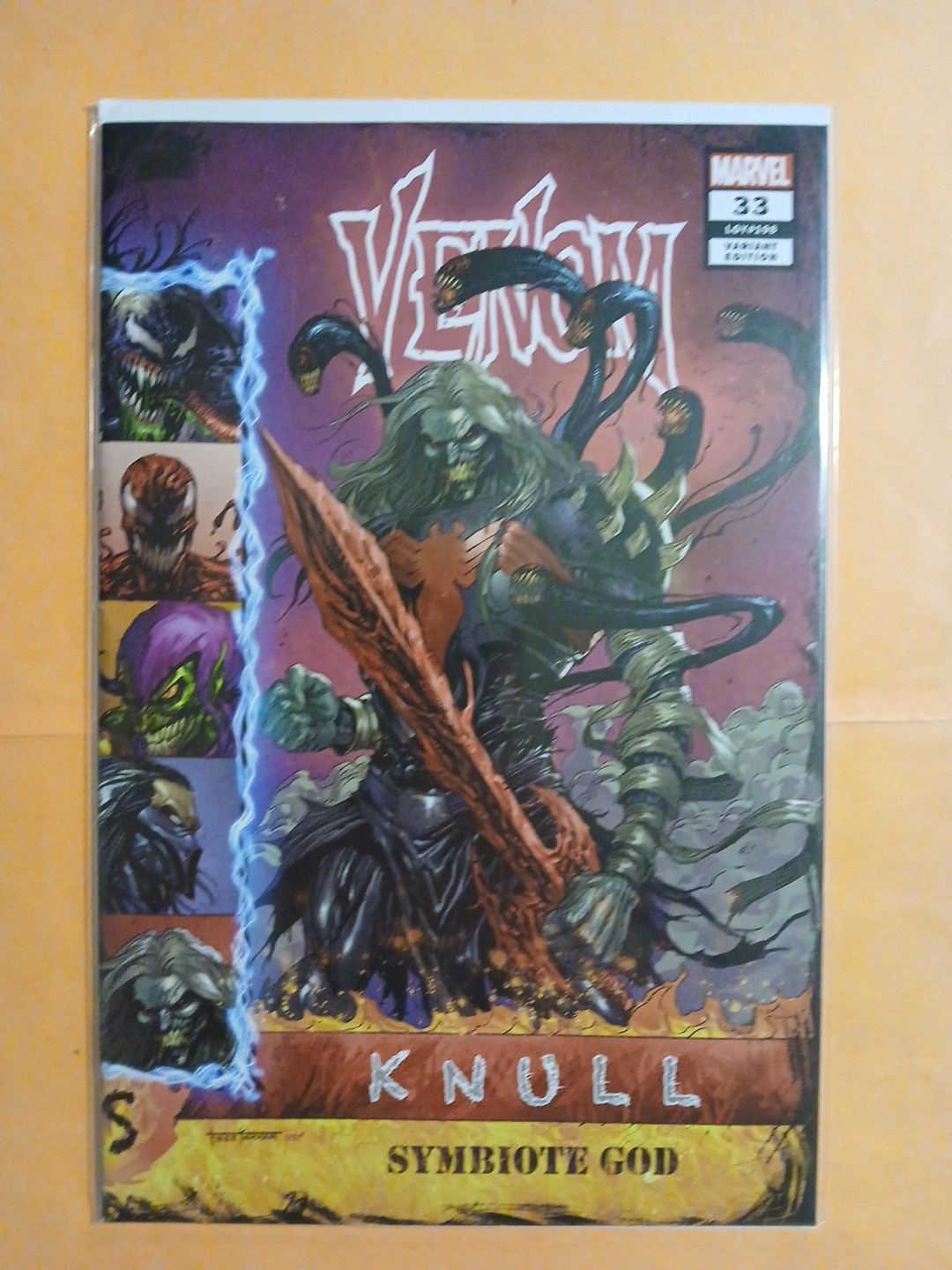 Venom #33 Symbiote God Knull Tyler Kirkham Variant Cover Comics Elite 2021 Venom #33 Symbiote God Knull Tyler Kirkham Variant Cover Comics Elite 2021