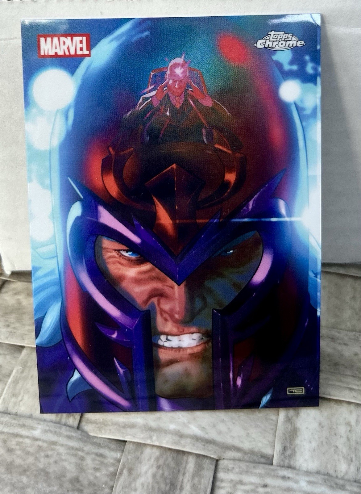 2025 Topps Marvel Studios Chrome Reflections Magneto & Professor X 2025 Topps Marvel Studios Chrome Reflections Magneto & Professor X