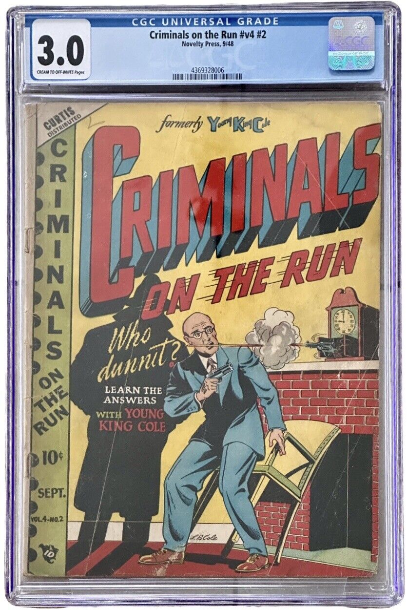 Criminals on the Run Volume 4 #2 1948 CGC 3.0