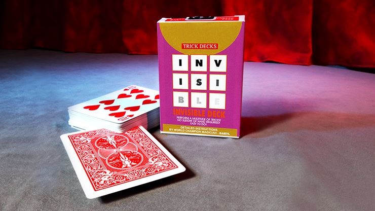 Invisible Deck – Bicycle Red | Magic Trick Deck | Easy Prediction Card Trick Invisible Deck – Bicycle Red | Magic Trick Deck | Easy Prediction Card Trick