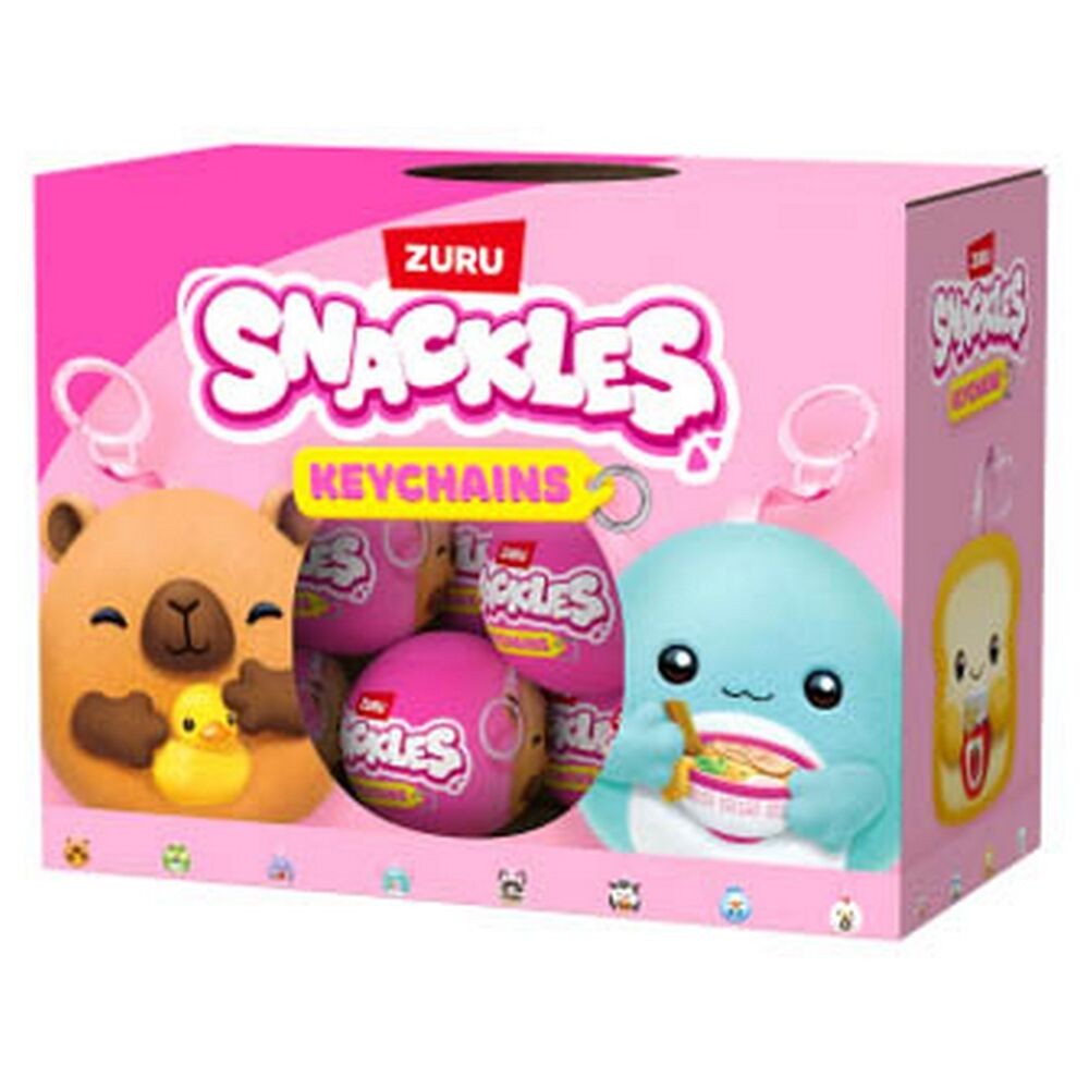 Zuru Snackles Keychains Capsule Series 1 Randomly Selected Zuru Snackles Keychains Capsule Series 1 Randomly Selected