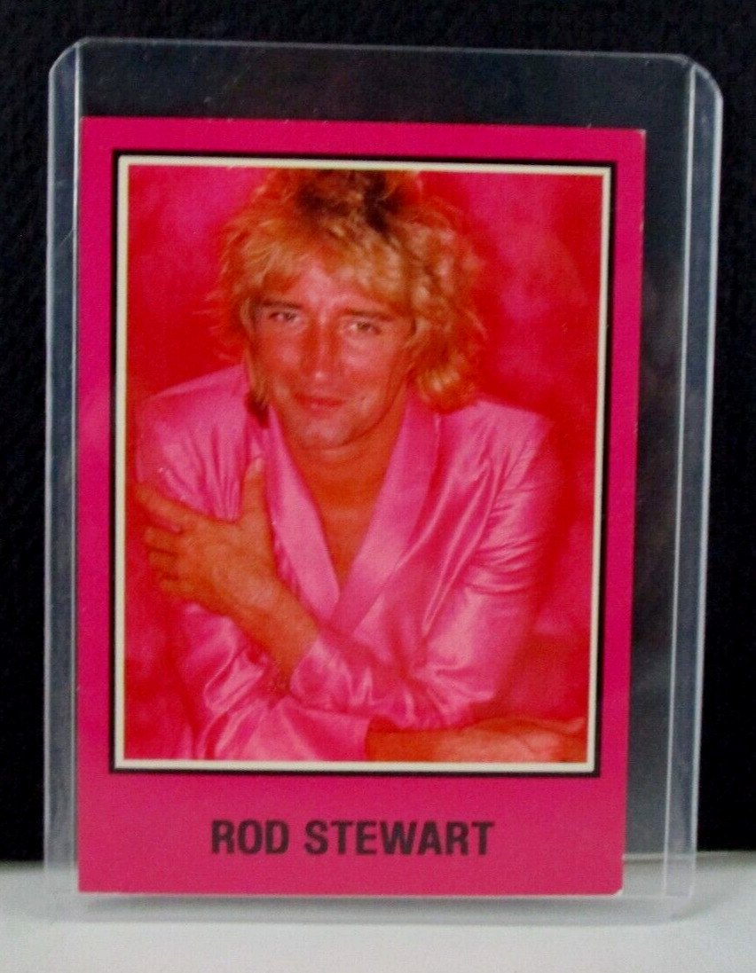 Rod Stewart, Trading Card #80, Warner Bros. Records PROMO (1979)