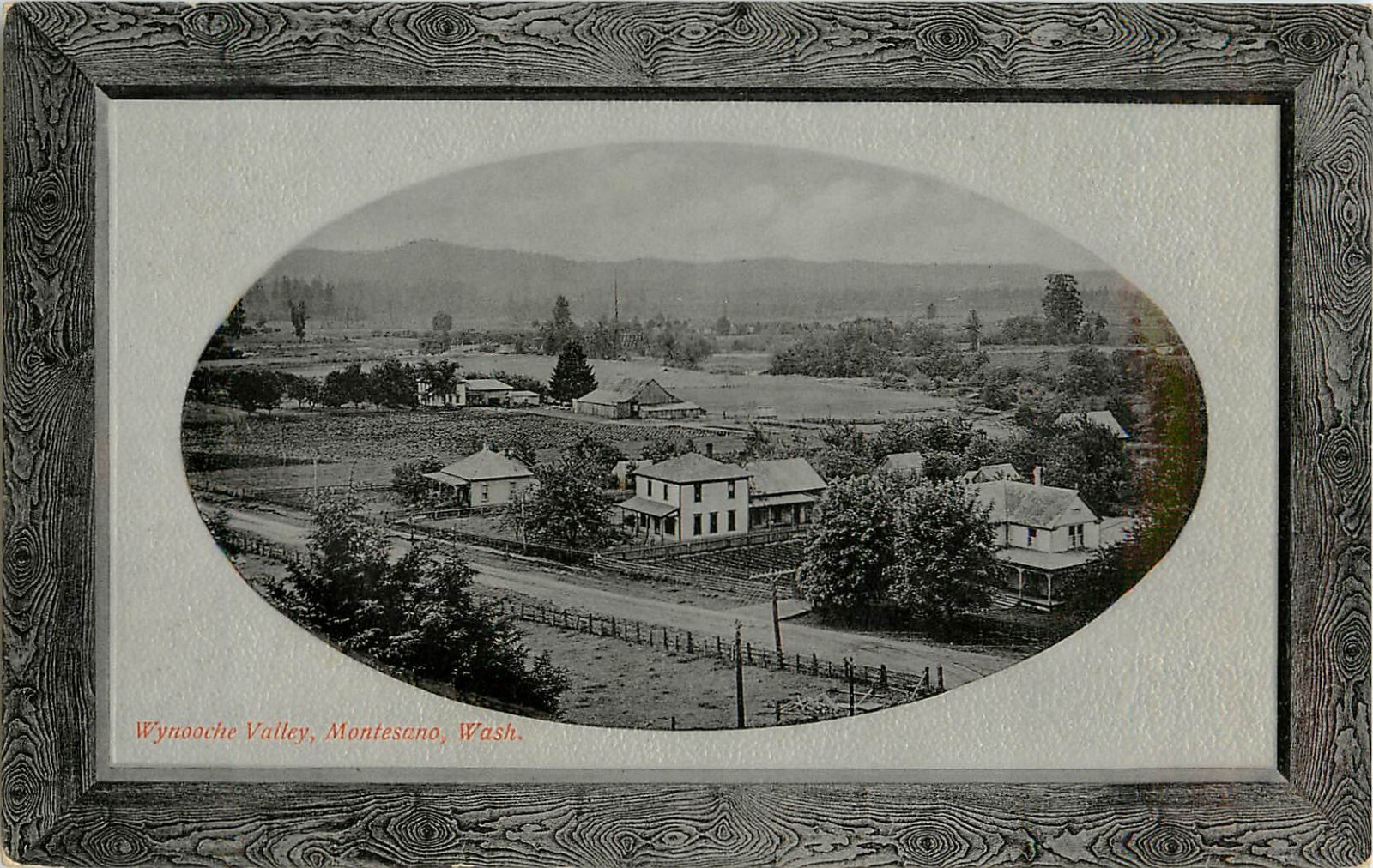 c1910 Postcard Montesano WA Wynooche Valley Residences Embossed Frame Vignette c1910 Postcard Montesano WA Wynooche Valley Residences Embossed Frame Vignette