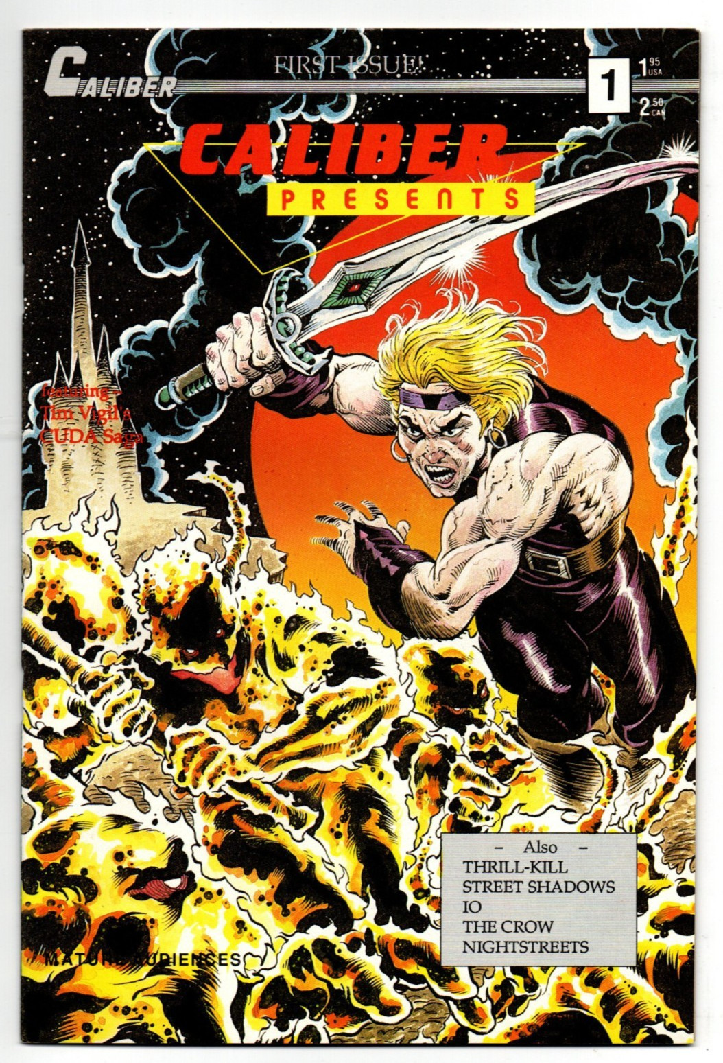 Caliber Presents #1 High Grade Key Issue 1st App. of the Crow 1989 James O'Barr