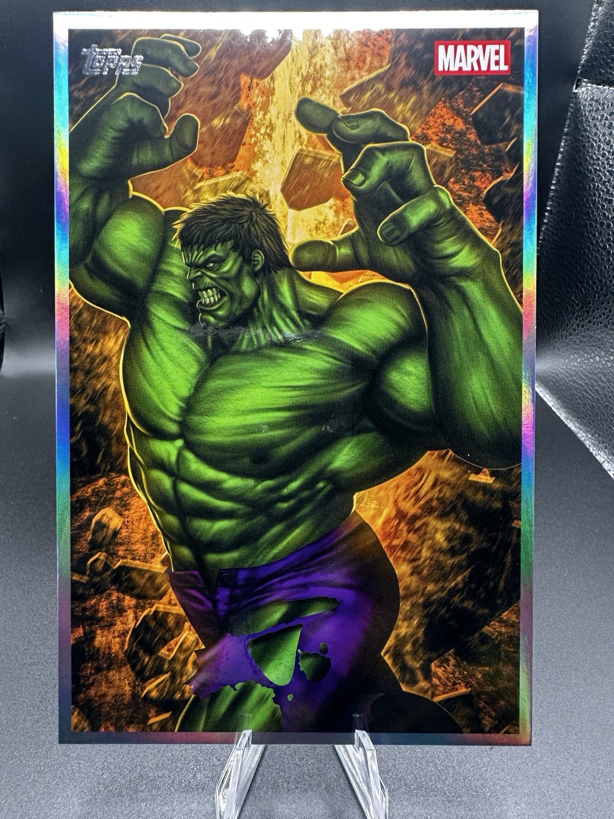 2026 Topps Marvel Studios Vault Hulk Original Art Box Topper # VO-08 Ariel Diaz