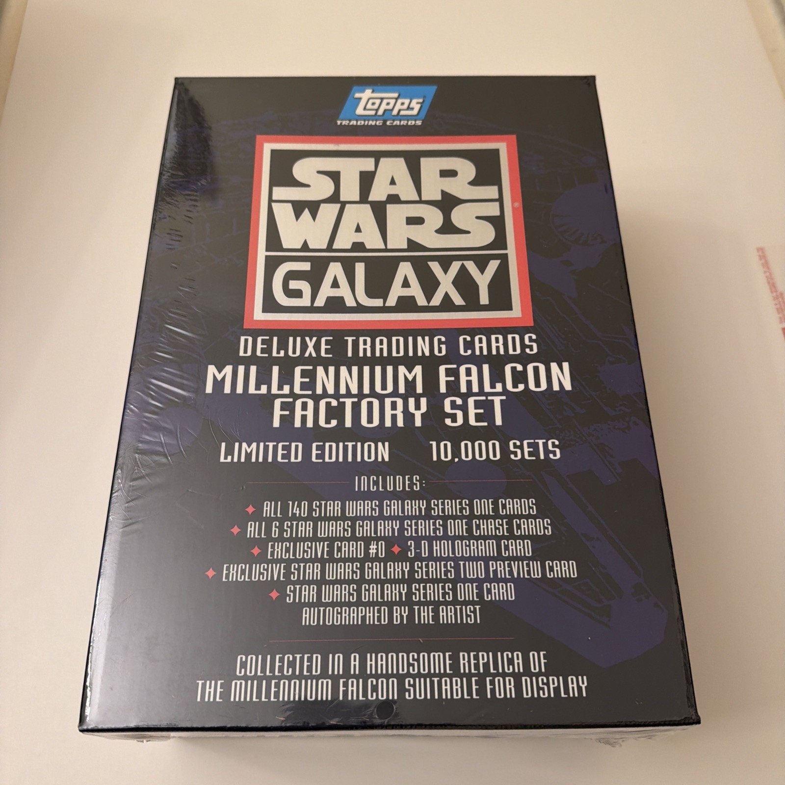 1993 Topps Star Wars Galaxy Factory Set Millennium Falcon Deluxe Trading Cards