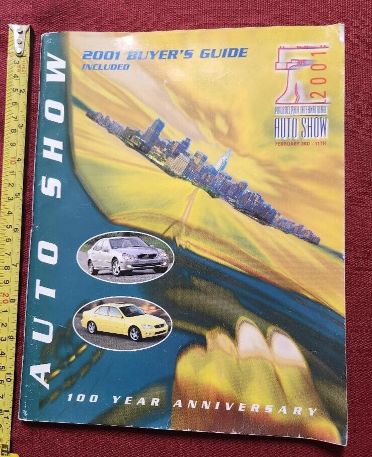 2001 PHILADELPHIA AUTO BUYER'S GUIDE AUTO SHOW GUIDE 100 YEAR ANNIVERSARY VG+ 2001 PHILADELPHIA AUTO BUYER'S GUIDE AUTO SHOW GUIDE 100 YEAR ANNIVERSARY VG+