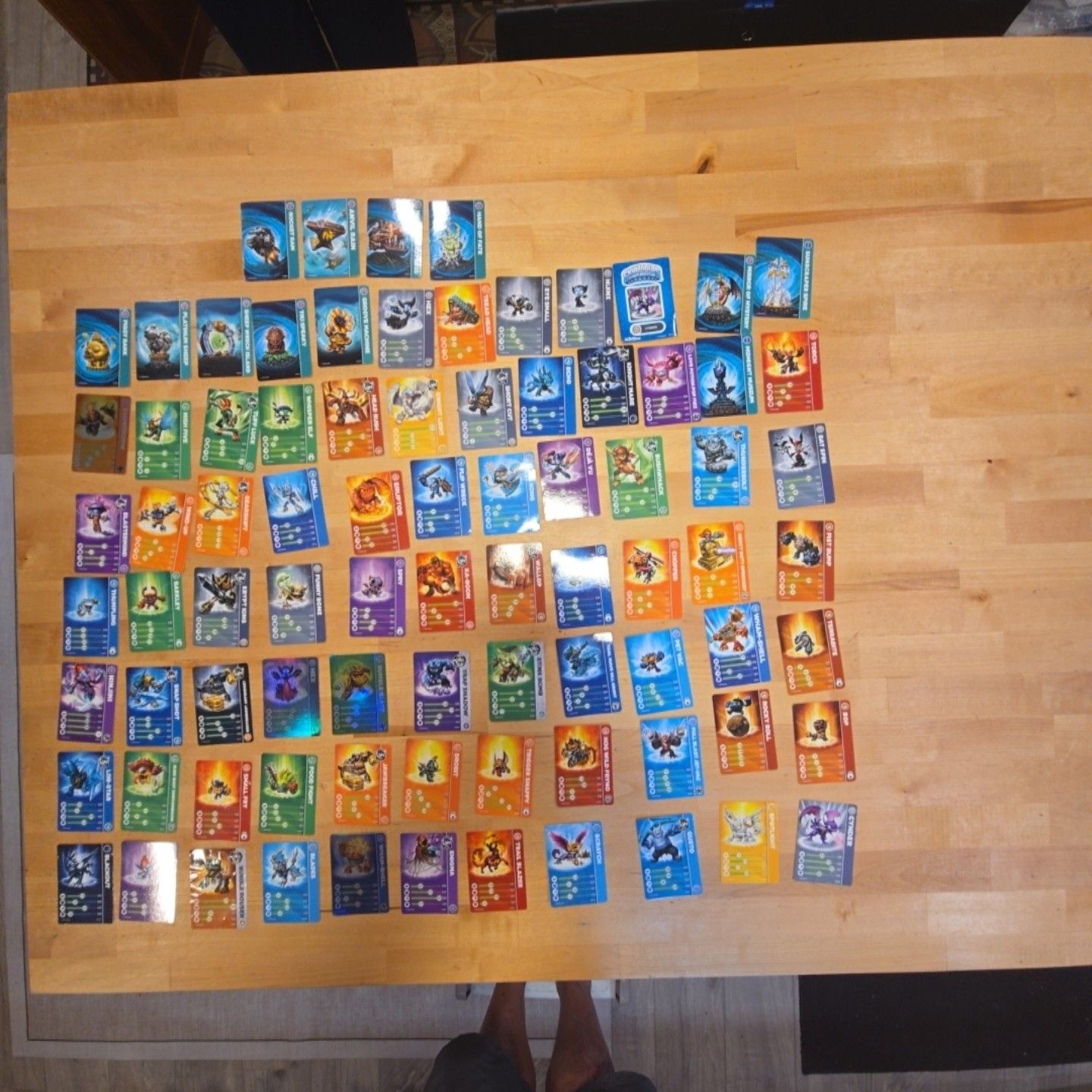 Skylanders Trading Card Large Lot Hologram Mixed Series Characters Set Skylanders Trading Card Large Lot Hologram Mixed Series Characters Set