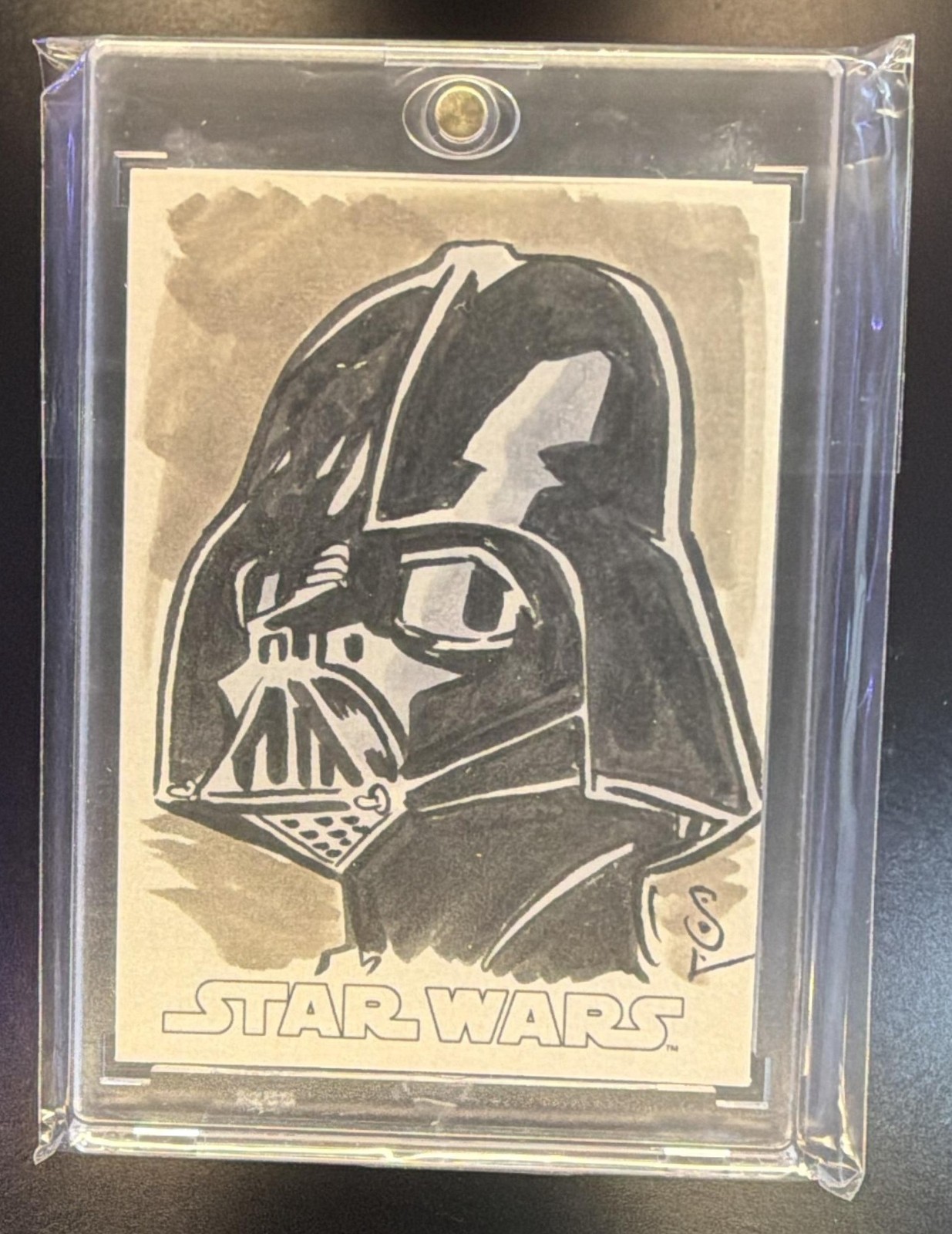 2016 Topps Star Wars Evolution Darth Vader Jason Sobol Sketch 1/1