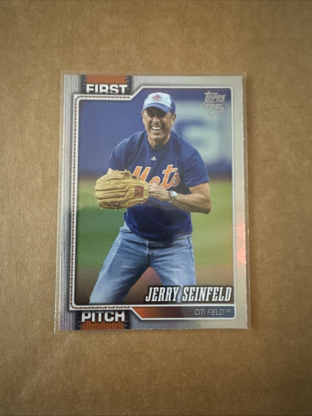 2026 Topps Series Two First Pitch Jerry Seinfeld Rainbow Foil 2026 Topps Series Two First Pitch Jerry Seinfeld Rainbow Foil