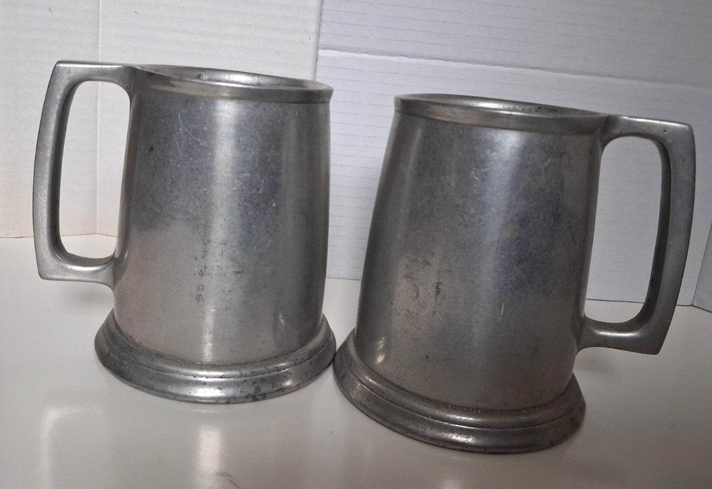 Two CARSON CASTING Co. Freeport PA statesmetal Mugs Steins ~ Vintage pair Two CARSON CASTING Co. Freeport PA statesmetal Mugs Steins ~ Vintage pair