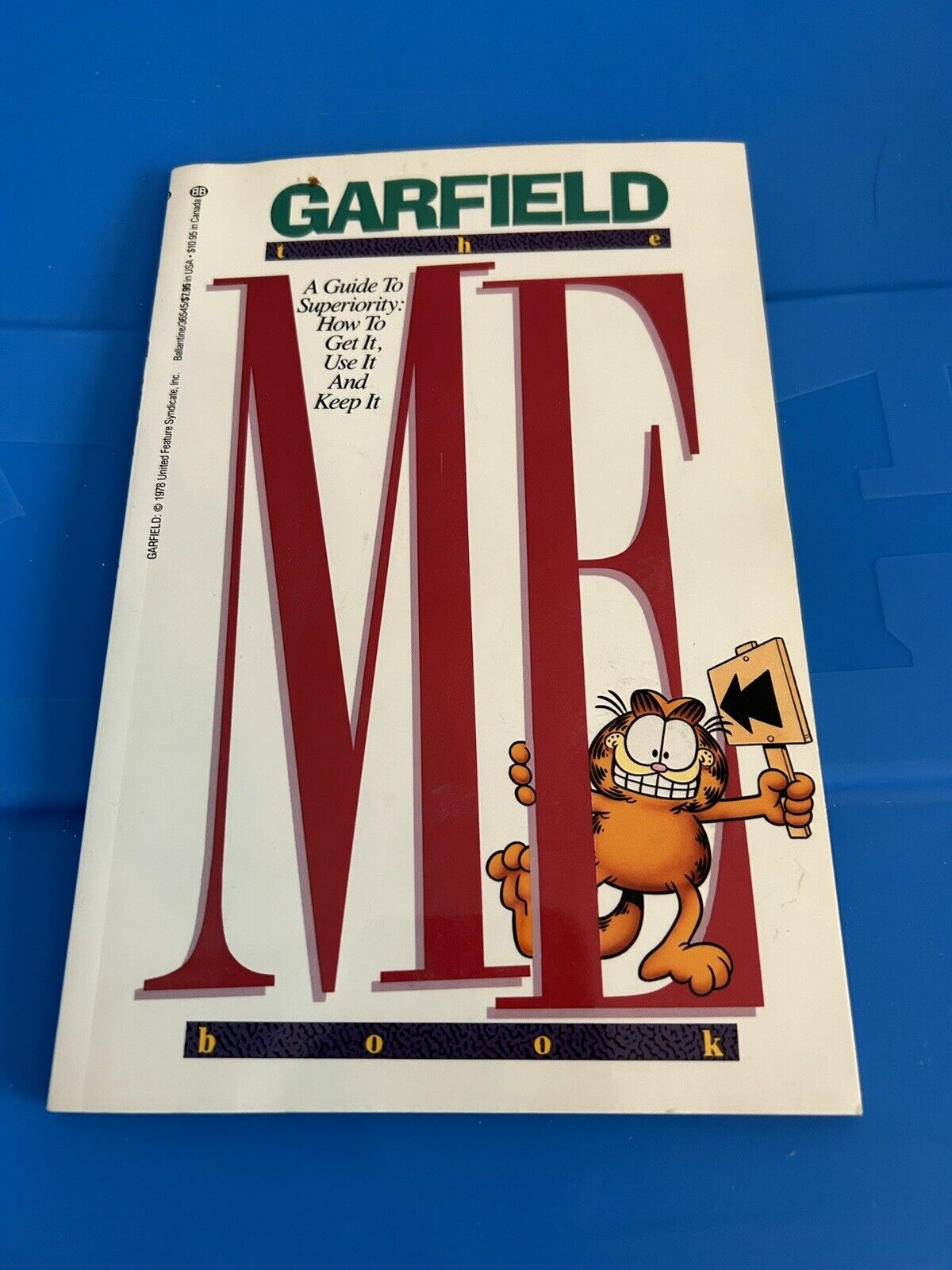 Garfield The Me Book 1990 Jim Davis
