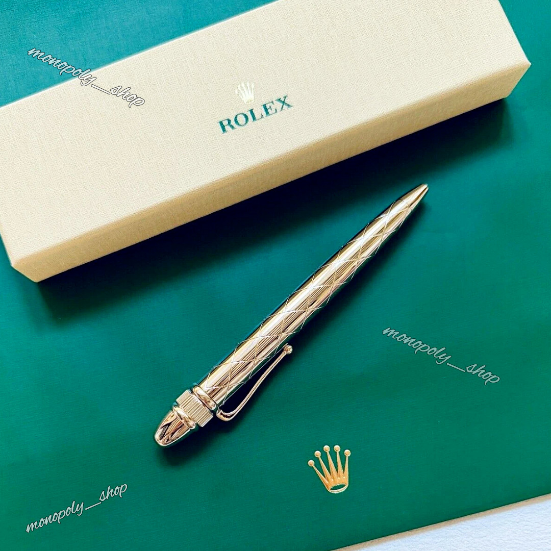 Rolex Vintage-Style Palladium-Finish Ballpoint Pen, New Boxed, Exclusive Ad Gift Rolex Vintage-Style Palladium-Finish Ballpoint Pen, New Boxed, Exclusive Ad Gift