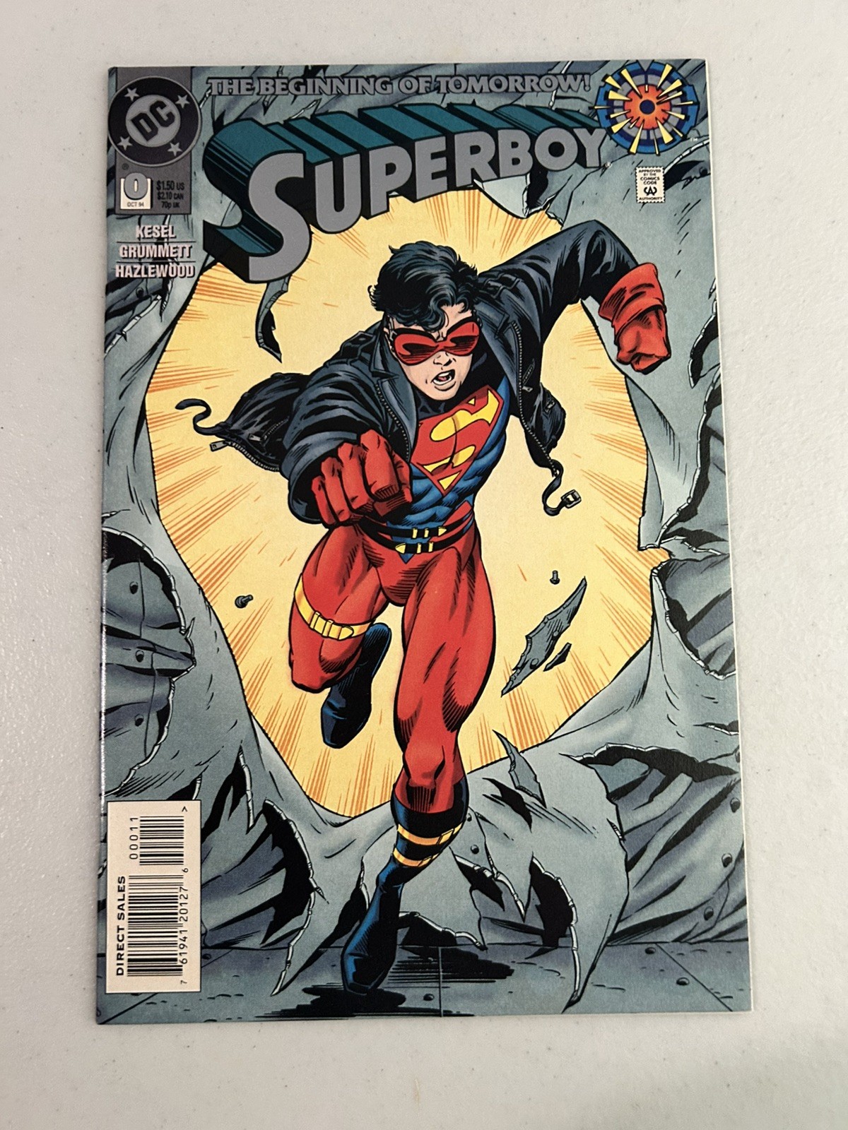 SUPERBOY 0 DC 1994 FIRST CAMEO APPEARANCE KING SHARK SIDEARM KESEL GRUMMETT VF SUPERBOY 0 DC 1994 FIRST CAMEO APPEARANCE KING SHARK SIDEARM KESEL GRUMMETT VF