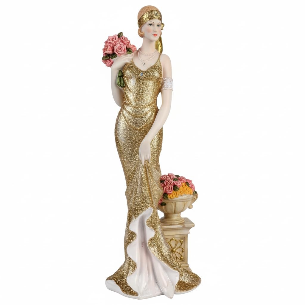 Comfy Hour 13 Inch Victorian Lady Figurine, Glamour Elegance Decor