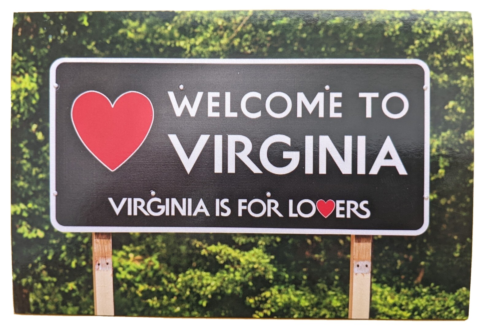 Virginia postcard. Welcome to Virginia. Virginia is for lovers ❤️ Virginia postcard. Welcome to Virginia. Virginia is for lovers ❤️