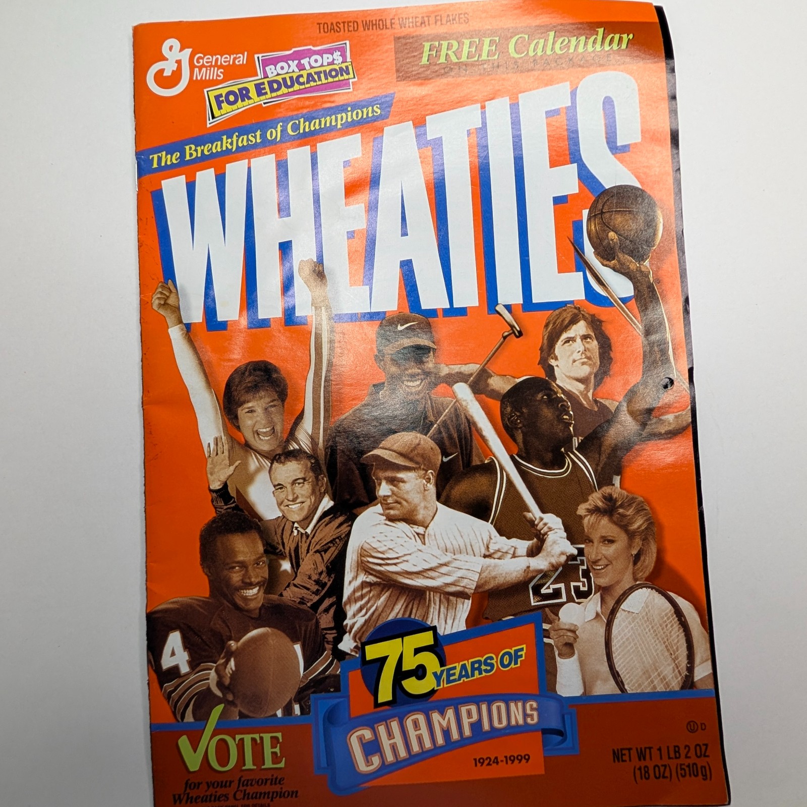 1999 Wheaties 75 Years of Champions Sports CALENDAR Michael Jordan Tiger Woods 1999 Wheaties 75 Years of Champions Sports CALENDAR Michael Jordan Tiger Woods