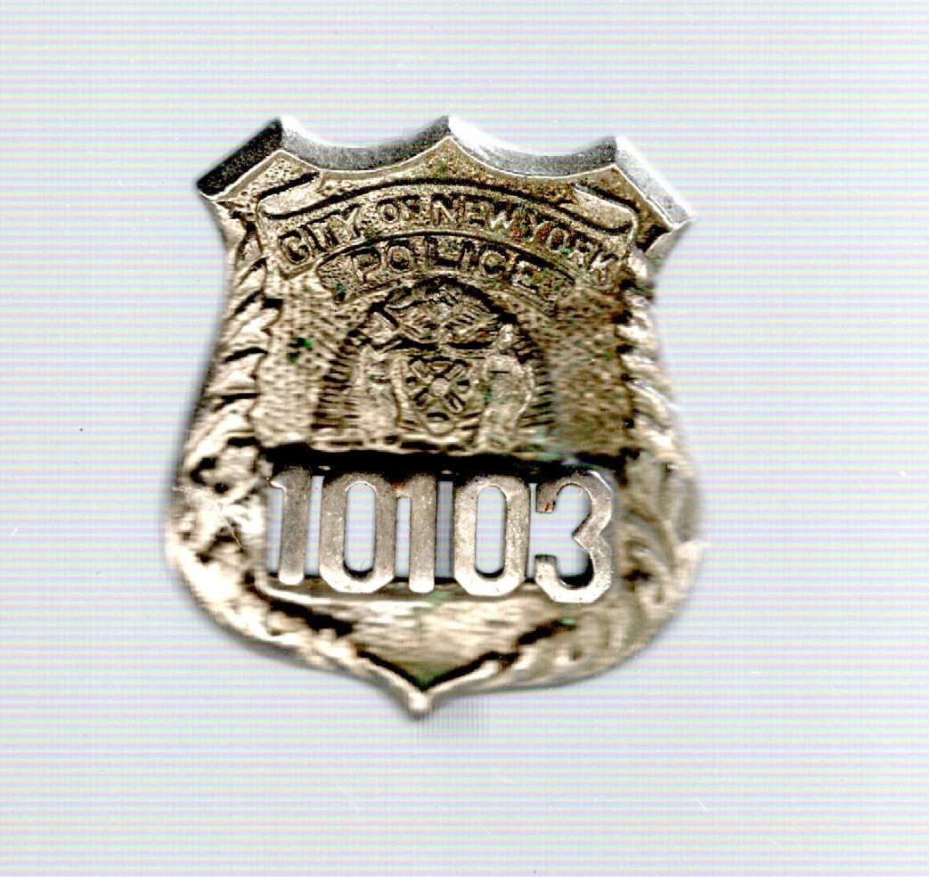 Vintage NYPD City of New York Police 10103 Lapel Pin Vintage NYPD City of New York Police 10103 Lapel Pin
