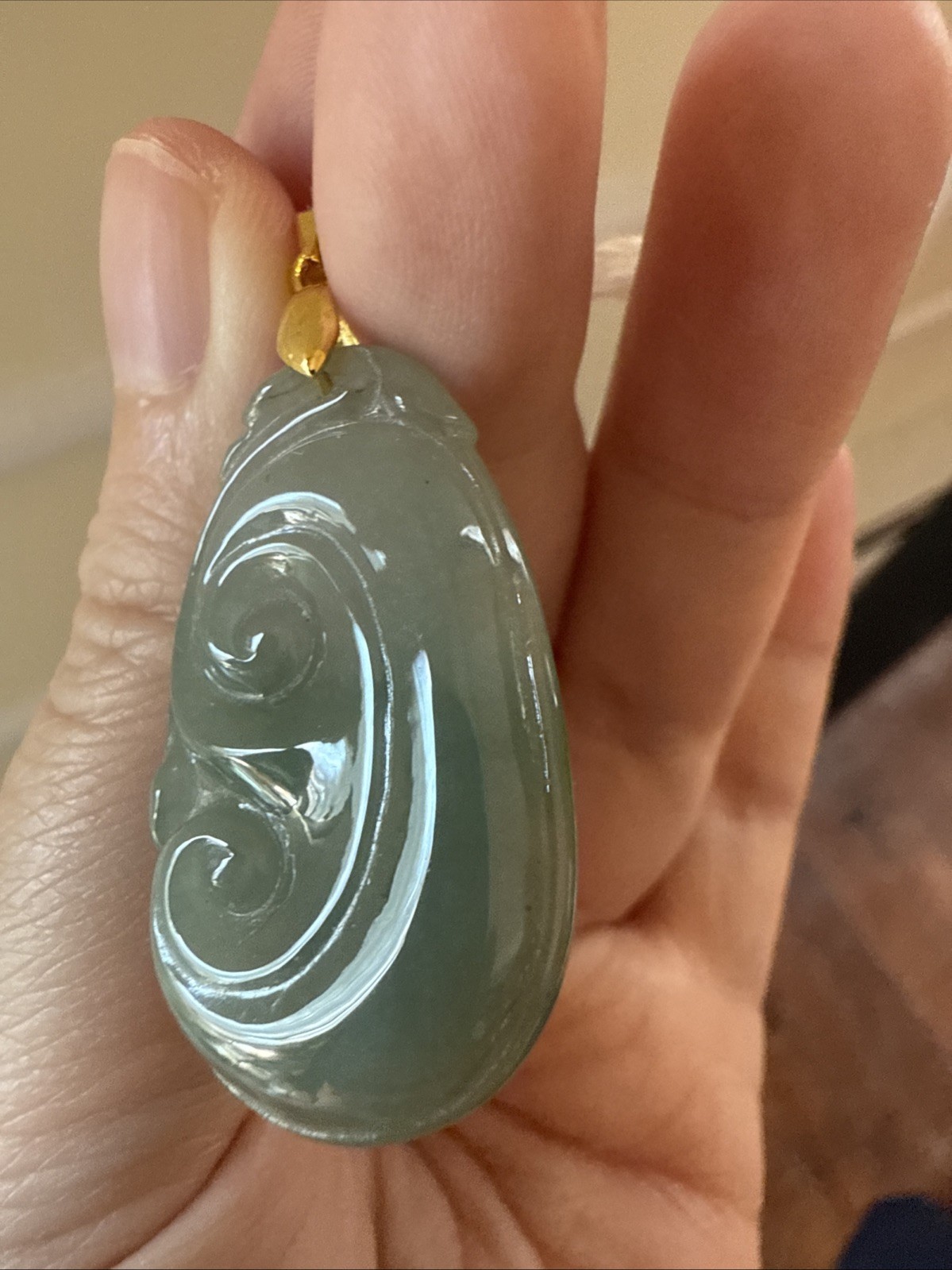 Certified Untreated Grade A Icy Jadeite Ruyi 老坑果冻体 种极老 Certified Untreated Grade A Icy Jadeite Ruyi 老坑果冻体 种极老