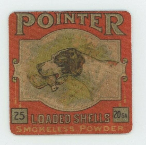 Pointer Ammo Box COASTER - Bird Hunting - 20 ga. Smokless Powder Shells Pointer Ammo Box COASTER - Bird Hunting - 20 ga. Smokless Powder Shells