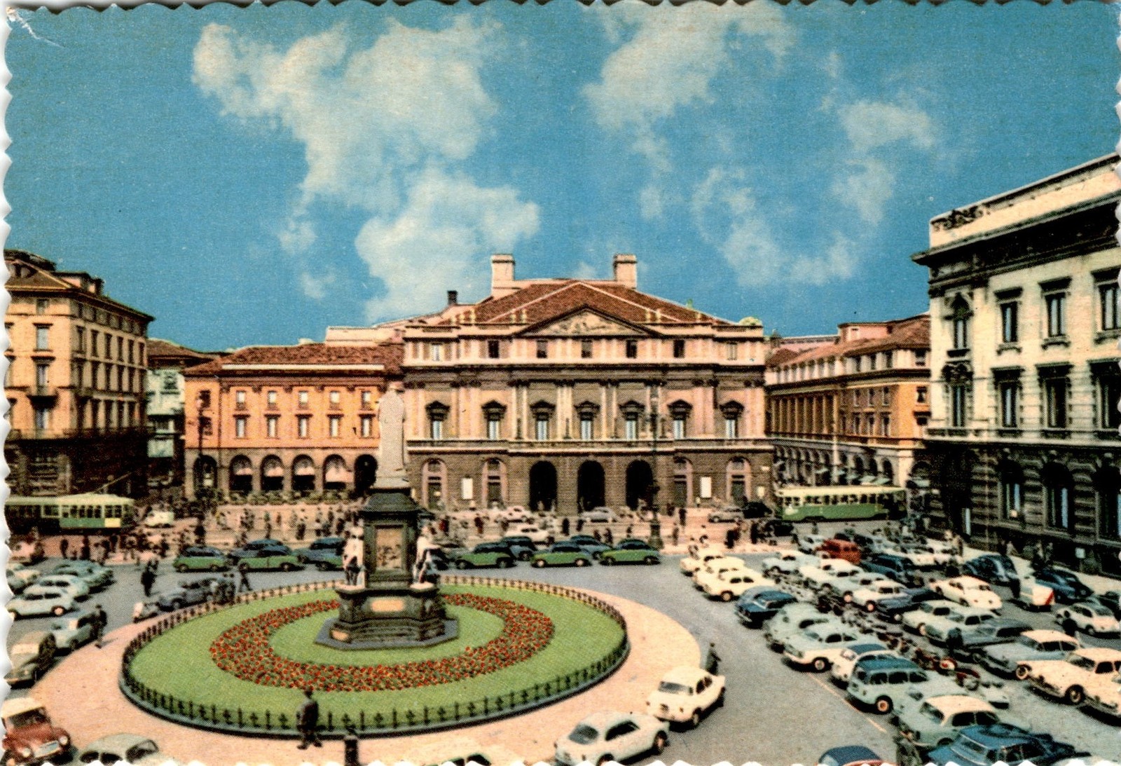 Milano, Piazza della Scala, Place de la Scala, Scala Square, Scala Postcard Milano, Piazza della Scala, Place de la Scala, Scala Square, Scala Postcard