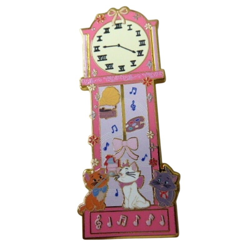 Disney Trading Pin 192074 MII - The Aristocats - Grandfather Clocks Mystery Set Disney Trading Pin 192074 MII - The Aristocats - Grandfather Clocks Mystery Set