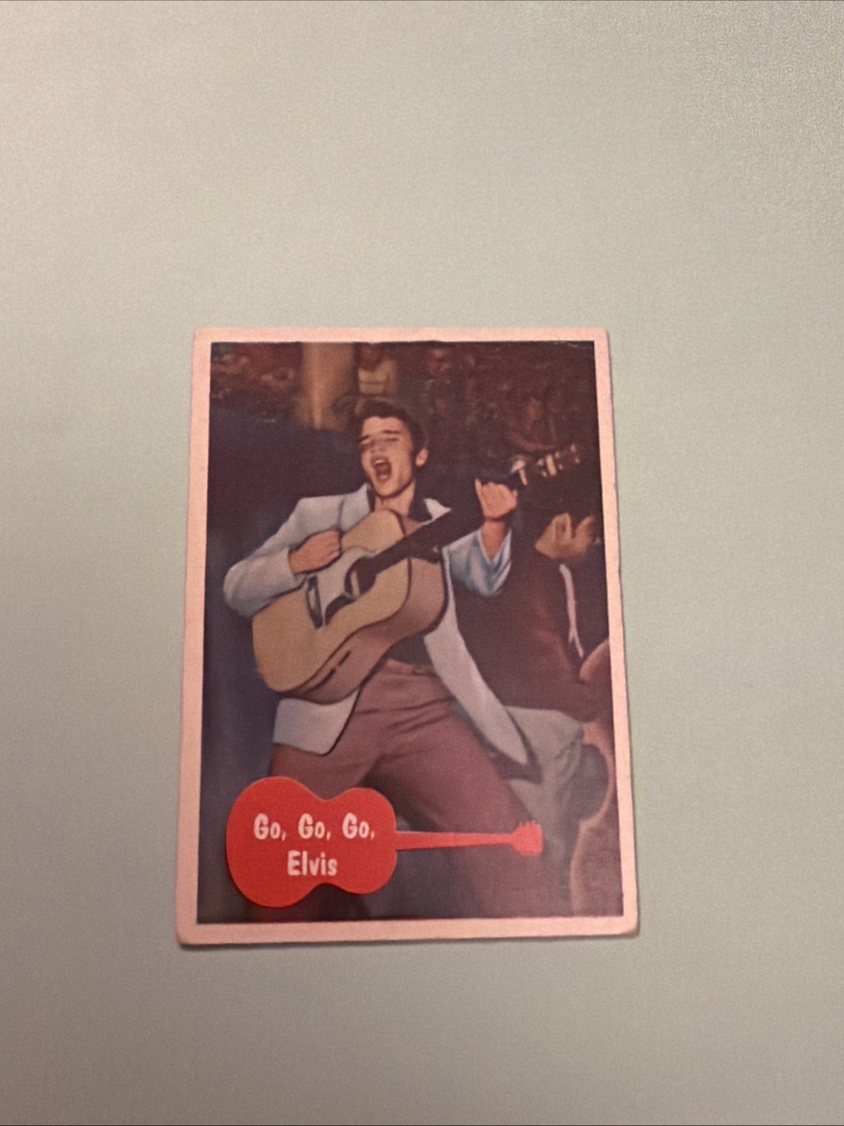 ORIGINAL 1956 TOPPS ELVIS PRESLEY CARD #1 ROOKIE CARD GO, GO, GO, ELVIS ORIGINAL 1956 TOPPS ELVIS PRESLEY CARD #1 ROOKIE CARD GO, GO, GO, ELVIS