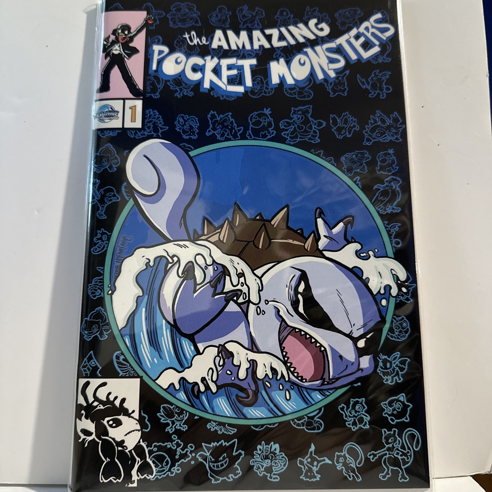 The Amazing Pocket Monsters - Foil Embossed VENOMIZED Squirtle The Amazing Pocket Monsters - Foil Embossed VENOMIZED Squirtle