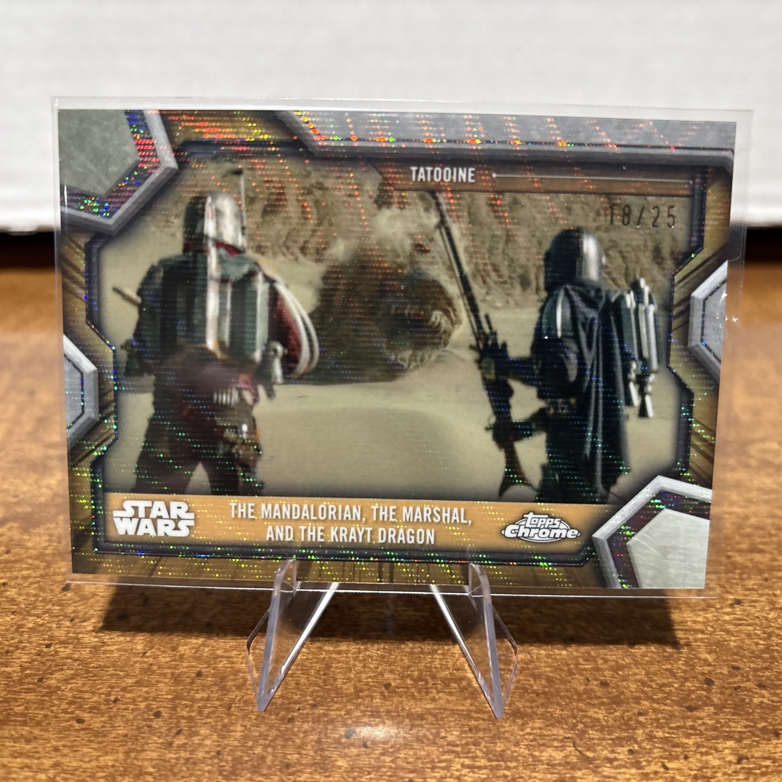 2025 Topps Chrome Star Wars Hyperspace The Mandalorian 18/25 Hyperlanes 2025 Topps Chrome Star Wars Hyperspace The Mandalorian 18/25 Hyperlanes